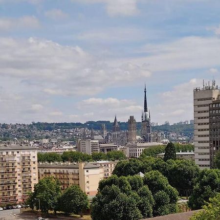 Spacieux F4 Avec Vue Panoramique Et 2 Places De Parking 鲁昂 外观 照片